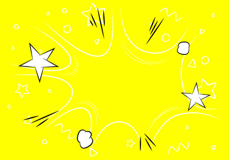 Vector illustrated retro comic background, pop art vintage style.