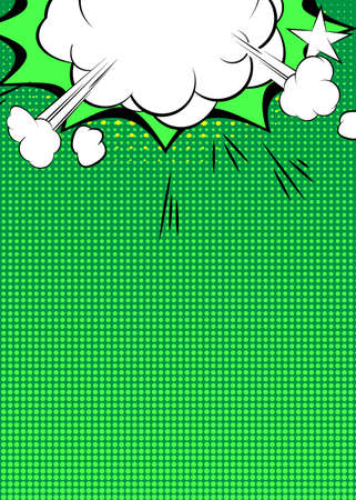 Cartoon design colored background. Comic book backdrop illustration. Vector comics wallpaper.のイラスト素材