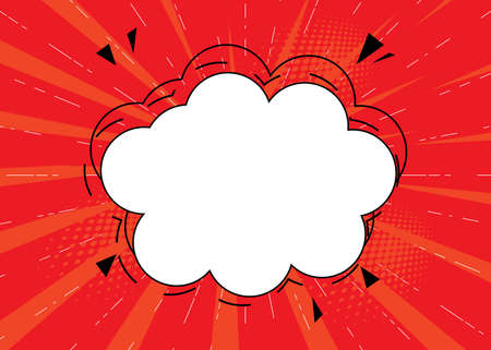 Cartoon design colored background. Comic book backdrop illustration. Vector comics wallpaper.