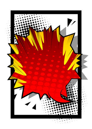 Cartoon design colored background. Comic book backdrop illustration. Vector comics wallpaper.のイラスト素材