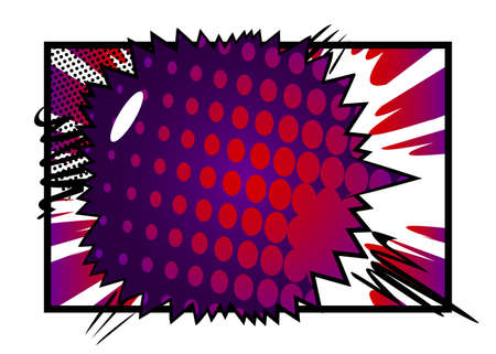 Cartoon design colored background. Comic book backdrop illustration. Vector comics wallpaper.のイラスト素材