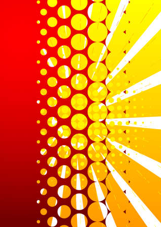 Comic book style background. Presentation backdrop, flyer, brochure, website slider, landing page, annual report, business template.のイラスト素材