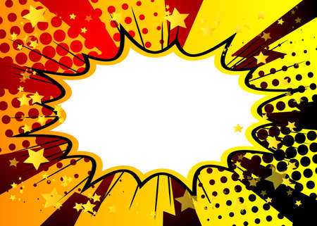 Pop art comic half tone background. Cartoon vector retro backdrop illustration.のイラスト素材