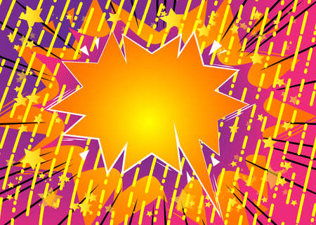 Pop art comic half tone background. Cartoon vector retro backdrop illustration.のイラスト素材