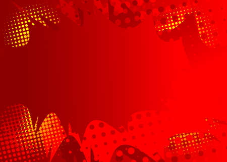 Comic book abstract dirty colored background design. Cartoon illustration. Vector comics backdrop.のイラスト素材