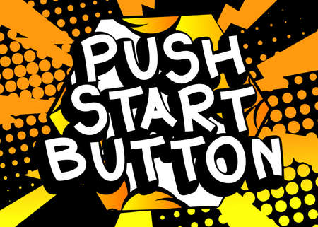 Pc or Console gaming related words, quote on Comic book style background. Poster, banner, template....