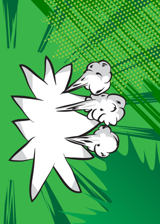 Vintage Cartoon Backgrounds, comic book backdrop. Retro vector comics pop art design.のイラスト素材