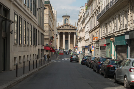 France. City landscape of Paris. The beautiful building on the square.の写真素材