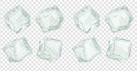 Ice cubes setのイラスト素材