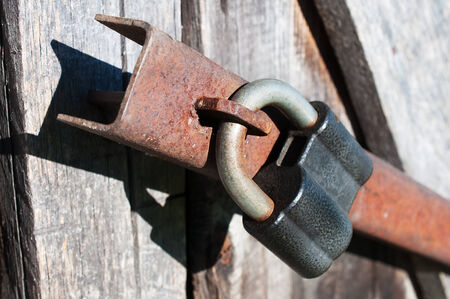 Padlock close-up の写真素材