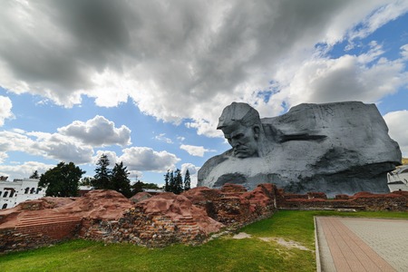 BREST, BELARUS - AUGUST 30, 2016: Monument to Russian soldiers. Brest Fortress the first to receive...