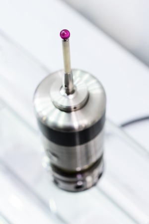 The measuring head CMM. Shallow depth of field.の写真素材