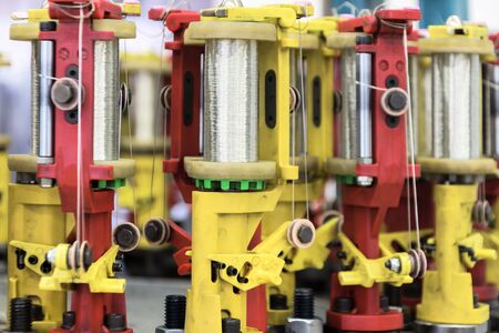 Modern braiding machine.の写真素材