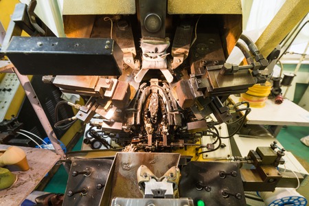 Equipment and machines for the production of footwear.の写真素材