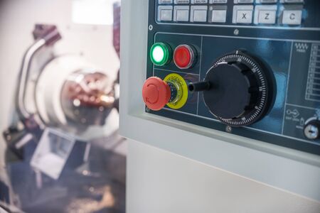 Numeric keypad CNC machineの写真素材