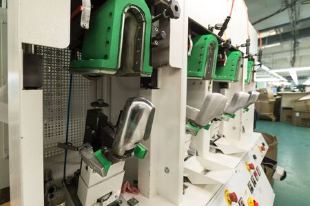 Machines and equipment of the shoe factoryの写真素材