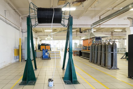 Wire drawing shop.の写真素材