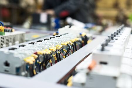 Electrical equipment. Selective focus.の写真素材