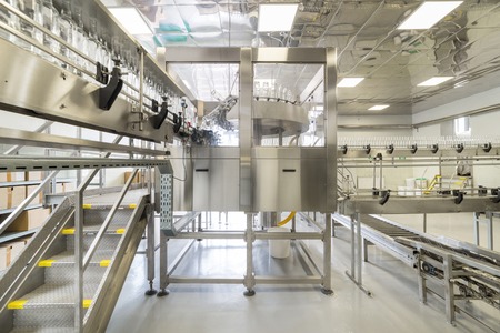 Factory for bottling alcoholic beverages