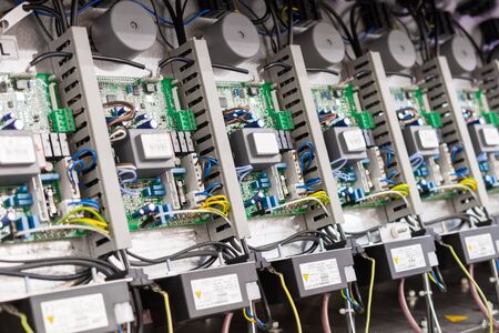 Electrical equipment. Selective focus.の写真素材