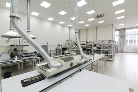 Factory for the manufacture of electronic printed circuit boards.