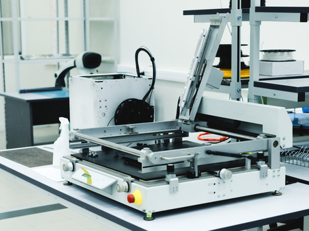 Equipment for the production of printed circuit boards.の写真素材