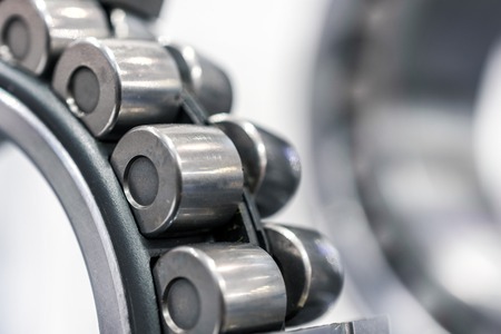 Two-row roller bearing. Close-up.の写真素材