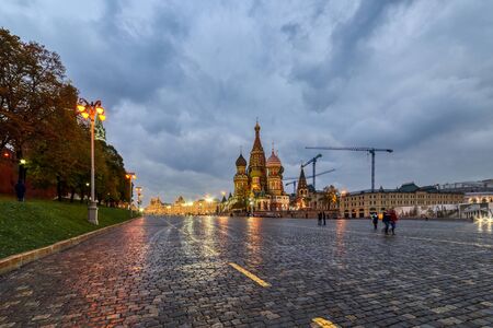 Moscow Kremlin, Vasilyevsky Descent near St. Basils Cathedral.