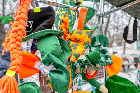 Celebration of St. Patricks Day in Moscow Park Sokolniki.のeditorial素材