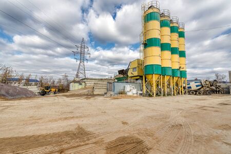 Concrete mixing plant.の写真素材