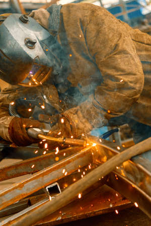 Welding and assembly of metal products.