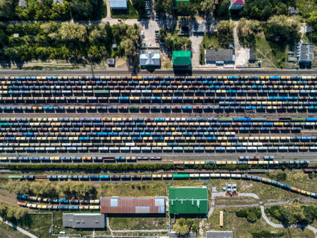 railroad station. Lots of tanks.