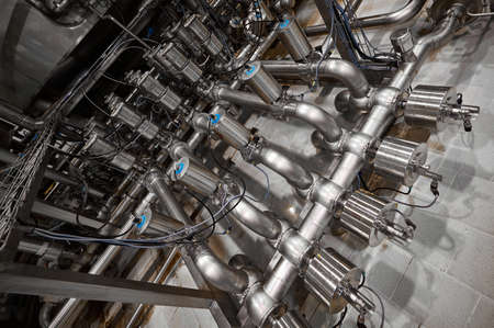 Pipeline system for fermented milk products making at plant