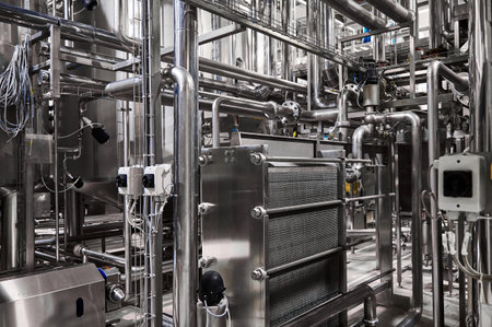 Pipeline system for fermented milk products making at plant