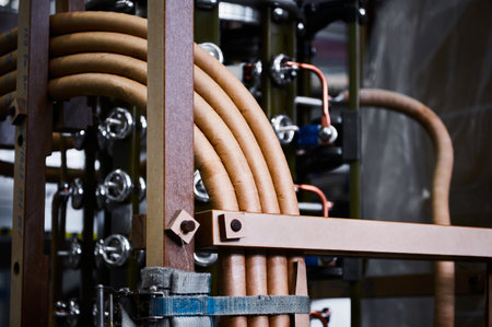 Bus bars of high voltage power transformer with insulation