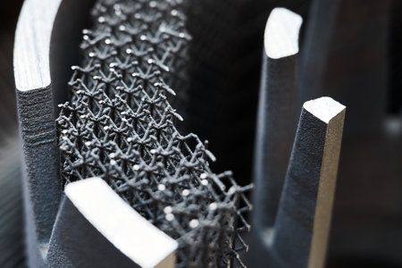 Complicated detail made with metal powder 3d printing