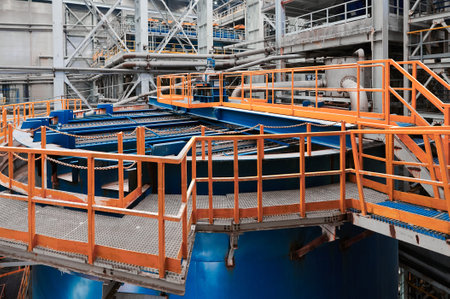 Service platform over contemporary gravity thickener