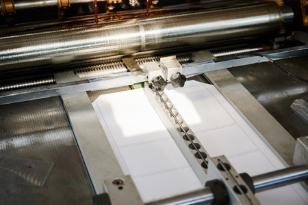 Innovative paper sheet feeding mechanism enhancing precision in glue-spreading machinery during...
