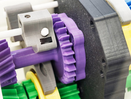 Innovative plastic products created through advanced 3D printing technology in a manufacturing...