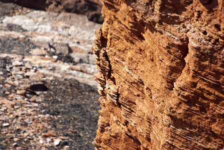 the red cliffs of Helgolandの写真素材