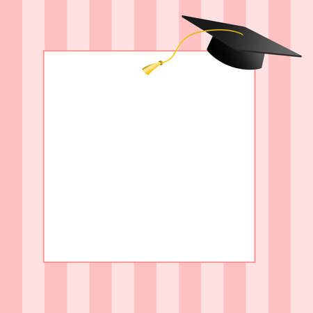 graduation elements grapahic for template with styleのイラスト素材