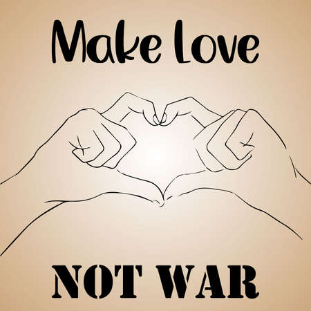 poster design graphic of not war illustration vector for protest graphic elementのイラスト素材