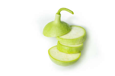 ball calabash isolate on white backgroundの写真素材