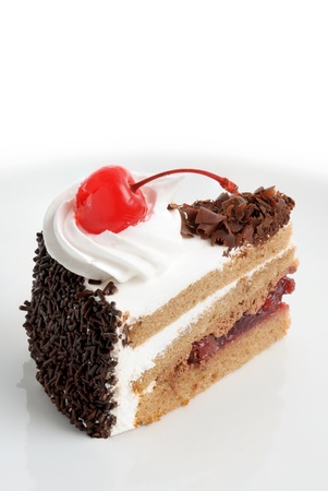 piece of chocolate cakeの写真素材