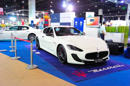 NONTHABURI, THAILAND - MAY 21  The Maserati GranTurismo MC Stradale in Supercar   Import car Show on May 21, 2011 in Nonthaburi, Thailand  のeditorial素材