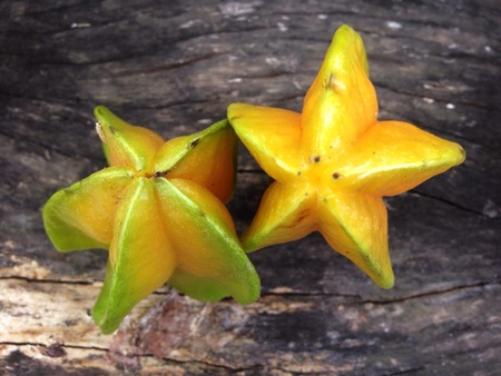 Ripe star appleの素材