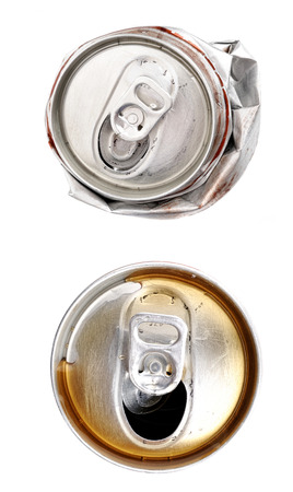 closeup top of  soft drink can