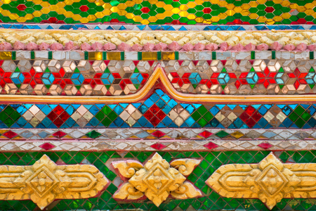 abstract colorful glass mosaic backgroundの写真素材