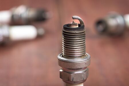 used spark plugs with soot