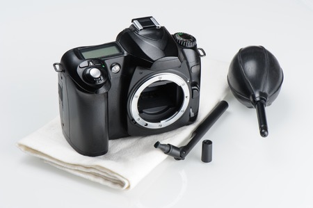 claening dirty digiral srl cameraの写真素材